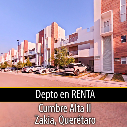 CUMBRE ALTA 2, DEPARTAMENTO EN RENTA 3 HABITACIONES , por Carlos Esparza Ramon